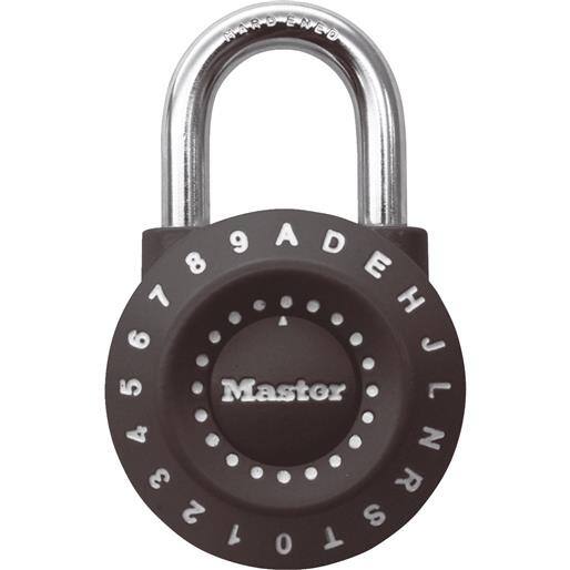 Shop Master Lock Asst Color Reset Padlock 1590d Unit Each