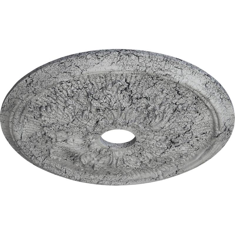 23 3/4"OD x 3 5/8"ID x 1 7/8"P Luton Leaf Ceiling Medallion