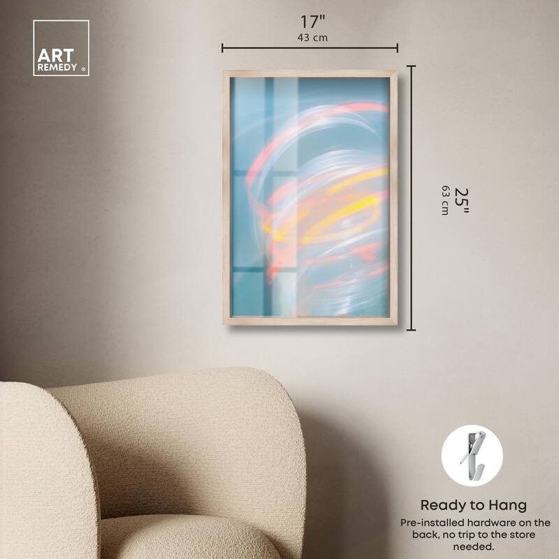 Swirling Light I Shadowbox by Art Remedy
