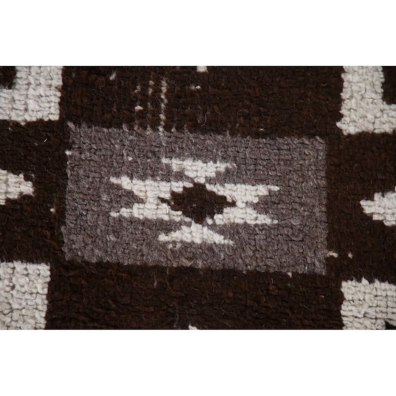 Natural Dye / Beige Anatolian Turkish Runner Rug Handmade Wool Carpet - 3'4"x 11'0"