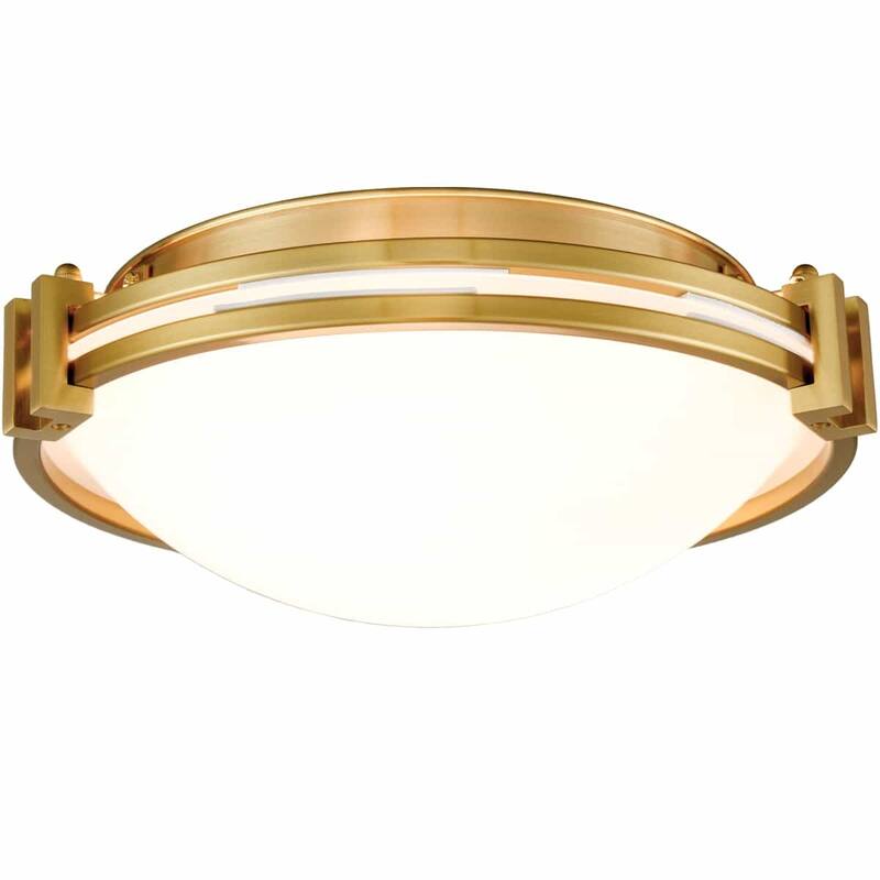 Robben Modern Flush Mount Ceiling Lighting 12-Inches , 2-Lights