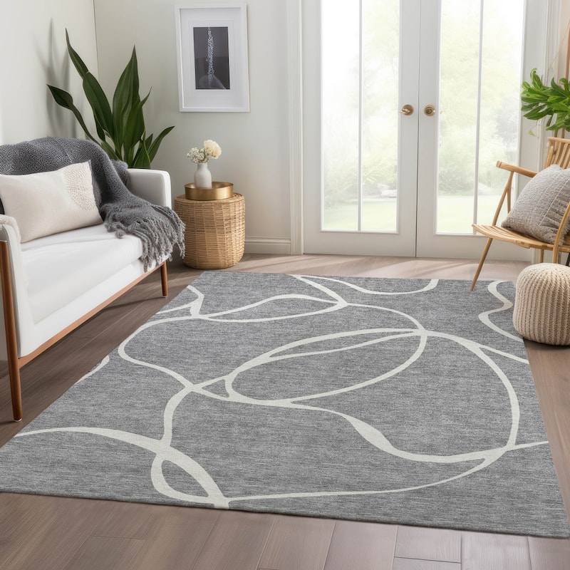 Premium Washable Super Soft Abstract Dash Mayfield Rug