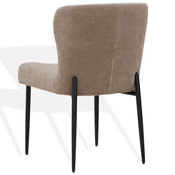 SAFAVIEH Couture Katlynn Boucle And Metal Legs Dining Chair