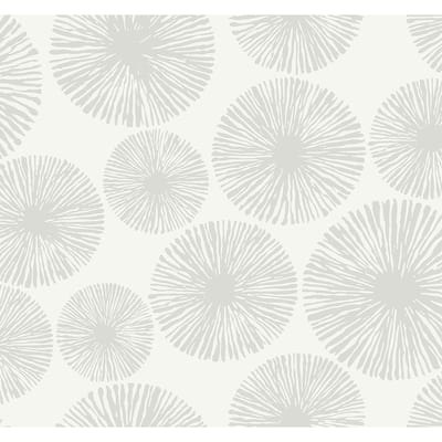 Seabrook Designs Yvette Sunburst Unpasted Wallpaper