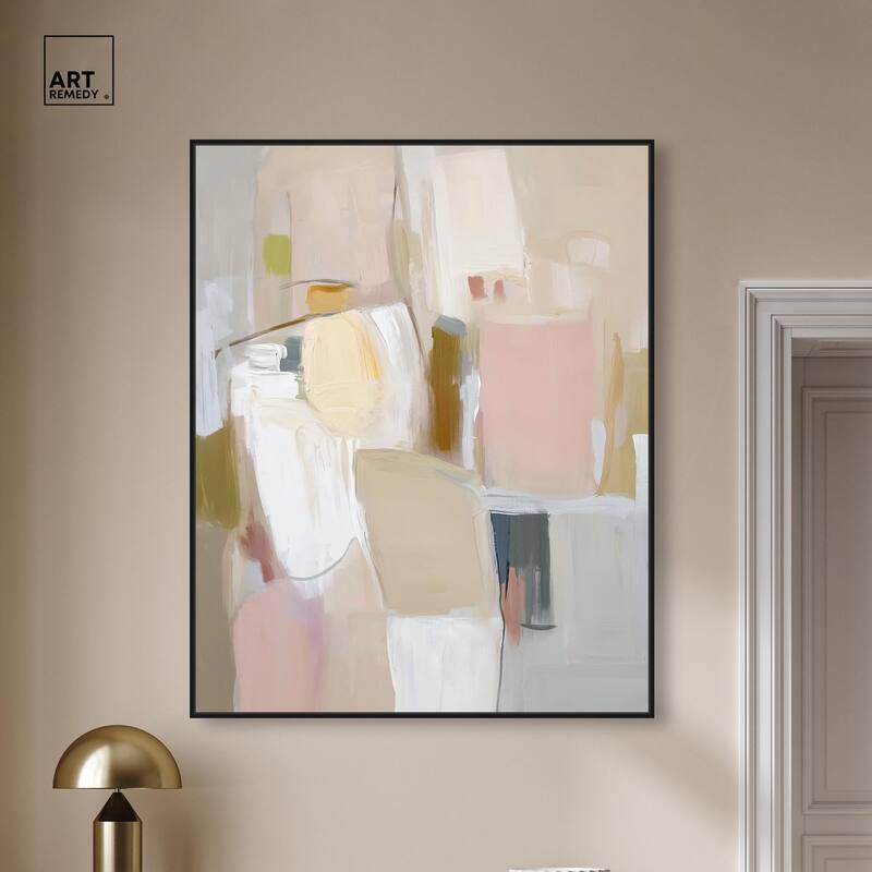 Apricot Cream II Canvas by Art Remedy