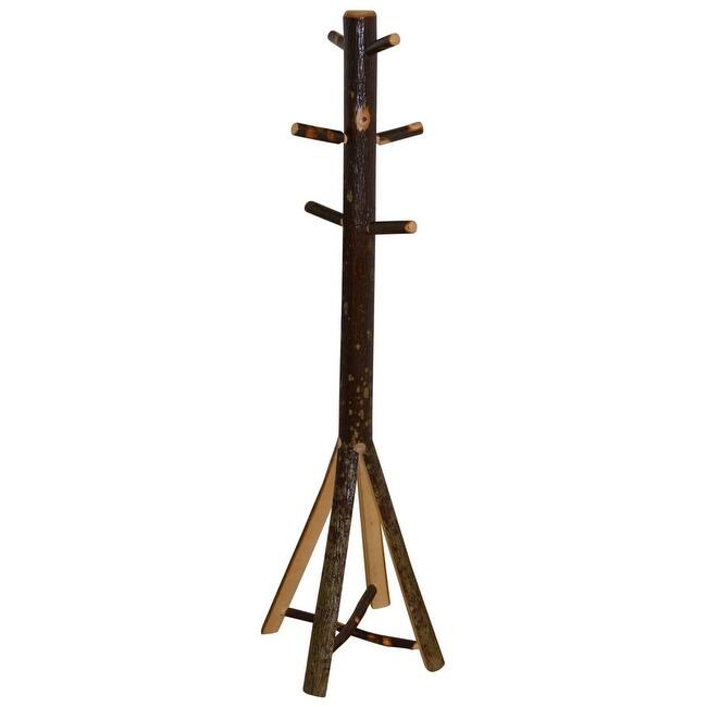 Hickory Split-Base Coat Tree