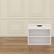 preview thumbnail 34 of 32, 24" Rustic Entryway Shoe Storage Bench Open Shelf (6 Pairs) Shoe Storage Cabinet