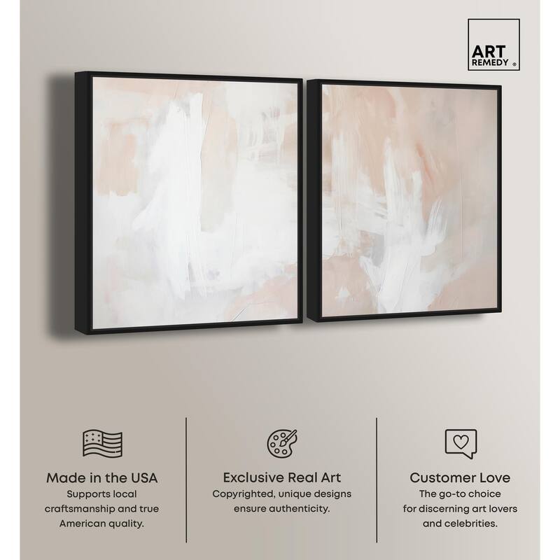 Opalescent Hues I Canvas Set of 2 by Art Remedy