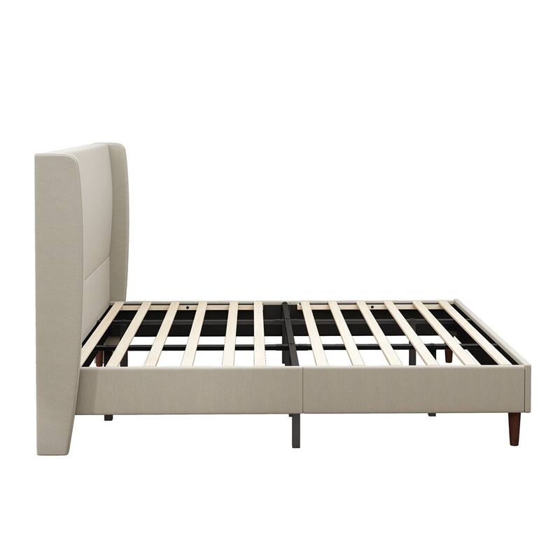 Upholstered Platform Bed Frame Bedroom Platform Bed