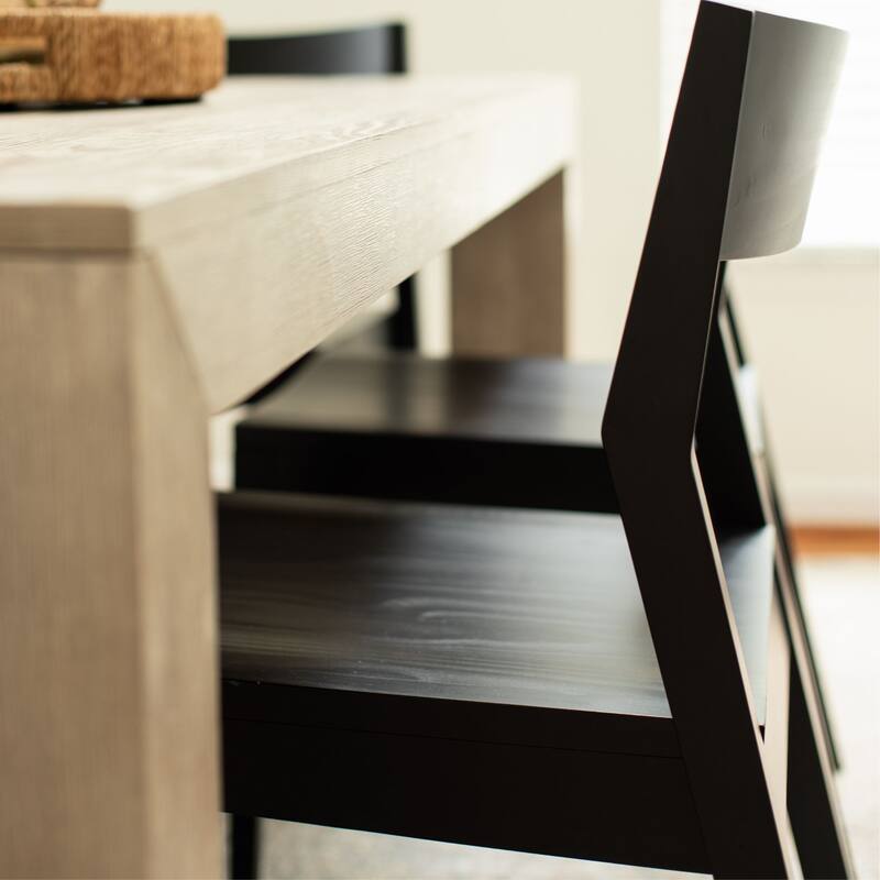 Plank and Beam Modern Solid Wood Dining Chair