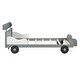preview thumbnail 31 of 34, Car-Shaped Platform Bed Pine Wood Platform Bed with Headboard and Footboard Storage Shelves for Girls, Boys Bedroom