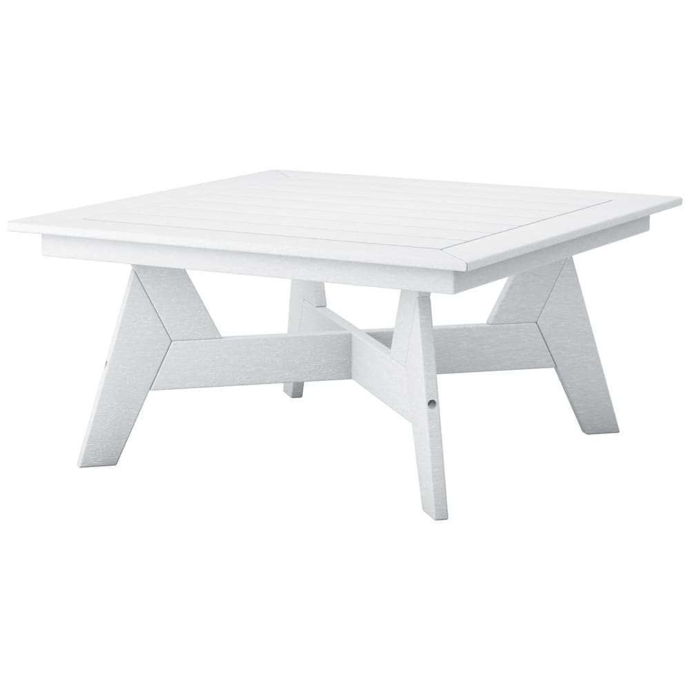 Birchwood All Weather HDPE Outdoor Patio 37 Inch Square Conversation Table