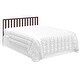 preview thumbnail 18 of 33, Storkcraft Pacific 4-in-1 Convertible Crib and Changer - 2 Open Shelves, Water-Resistant Vinyl Changing Pad with Safety Strap