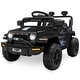 preview thumbnail 6 of 34, 12V Ride On Truck Car with Parent Remote Control,Steering Wheel Music Black