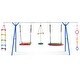 preview thumbnail 2 of 5, 5 in 1 Steel Outdoor Backyard Toddler Swing Set with Climbing Ladder