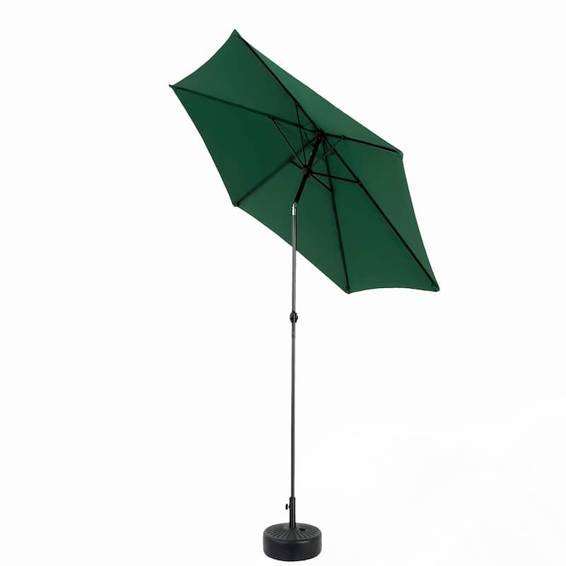 9FT Patio Umbrella with Push Button Tilt and Crank(Base Not Included)