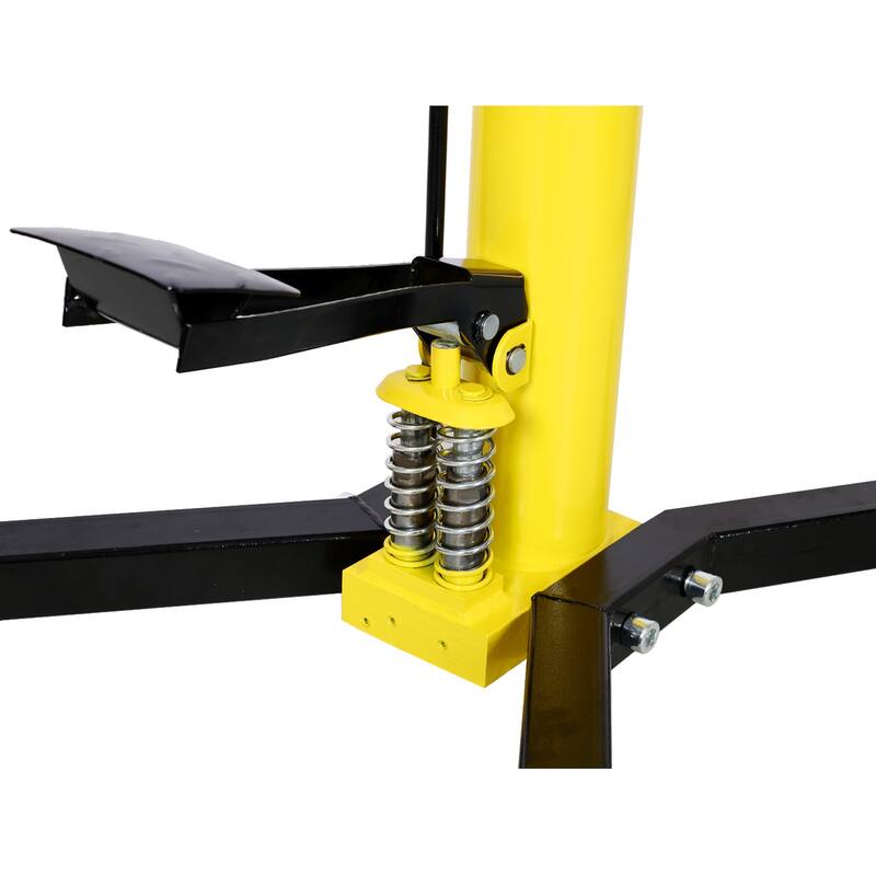 Transmission Jack High Lift 1660 Lbs Telescopic 2 Stage Hydraulic Ram Transmission Floor Jack 360° Swivel Wheel Lifting