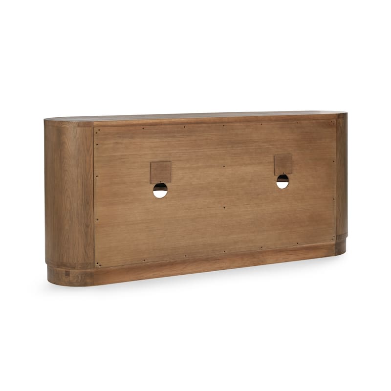 Classic Home Vander 78" Oak Veneer Buffett Sideboard