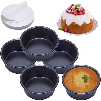 5-Piece Nonstick Round Cake Pan Set