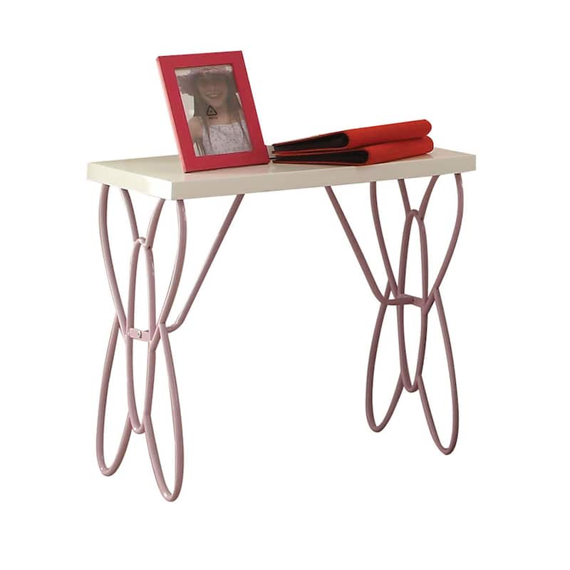 Pricessa White and Light Purple Nightstand