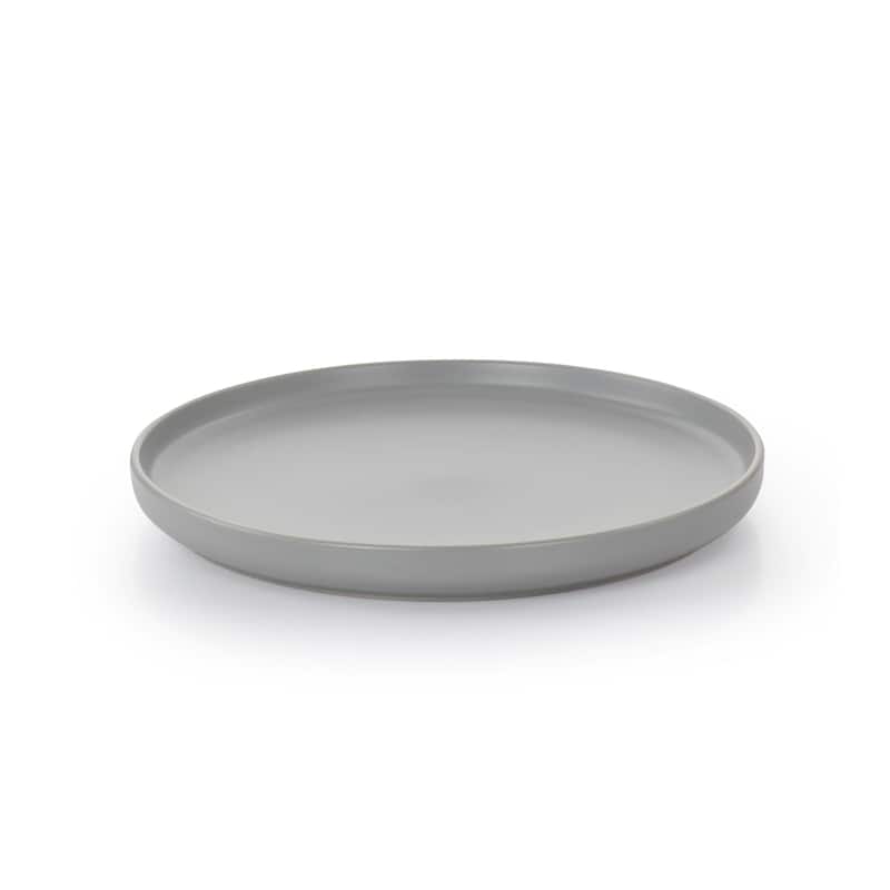 Elama Luxmatte Light Grey 16 Piece Dinnerware Set