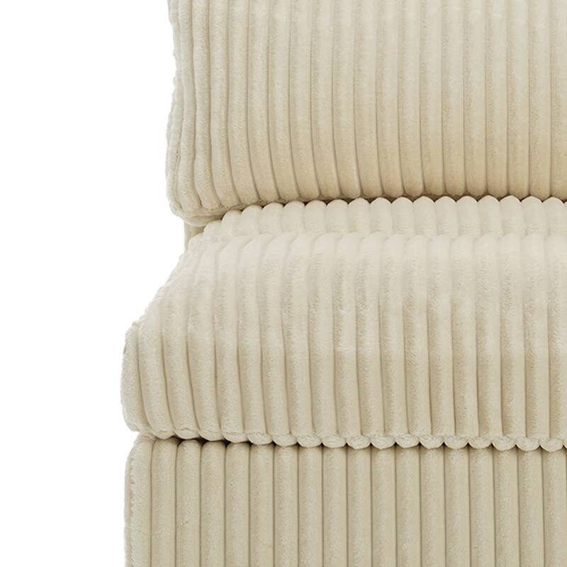 Plush Faux Fur Accent Sofa Chair