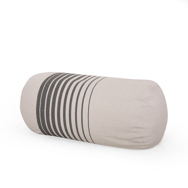 Hudgeons Indoor Striped Bean Bag by Christopher Knight Home