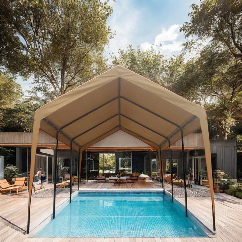 CUSchoice Heavy Duty Outdoor Portable Garage Canopy Carport