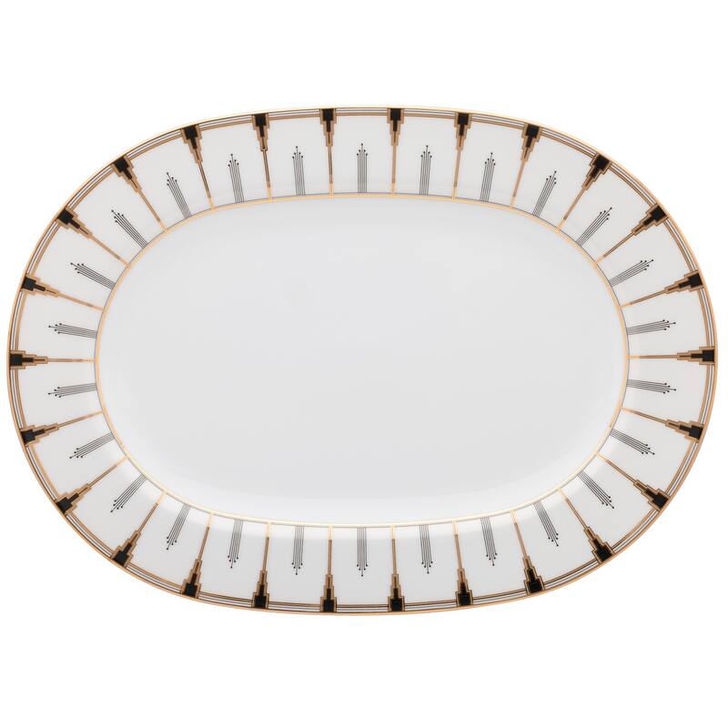 Empire Gold Oval Platter, 14"