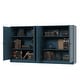 preview thumbnail 16 of 75, 100% Solid Wood Sideboard with Glass or Solid Wood Doors by Palace Imports - 64" x 35.75"