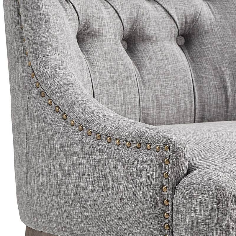 Kimpton Upholstered Button-tufted Wingback Chair by iNSPIRE Q Artisan