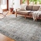 preview thumbnail 1 of 9, Alexander Home Sophia Distressed Grey Oriental Area Rug 2'-3" x 3'-9" - grey / charcoal - Runner/Rectangle