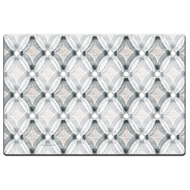 Rustic Boho 30” x 20” Decorative Vinyl Comfort Floor Mat Manufactured in The USA, Waterproof, Easy to Clean - 30x20 - 30x20 - Multi