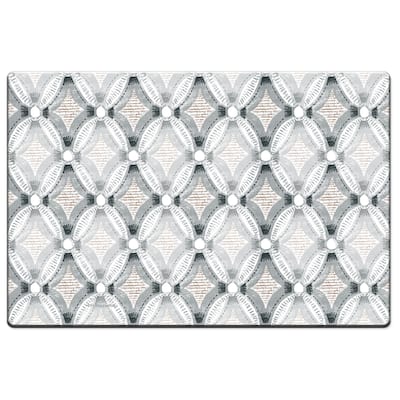Rustic Boho 30” x 20” Decorative Vinyl Comfort Floor Mat Manufactured in The USA, Waterproof, Easy to Clean - 30x20