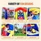 preview thumbnail 7 of 10, Inflatable Outdoor Trampoline Jumping Bouncer House with Blower Slide and Storage Bag - 131.1” x 133.1” x 90.6”