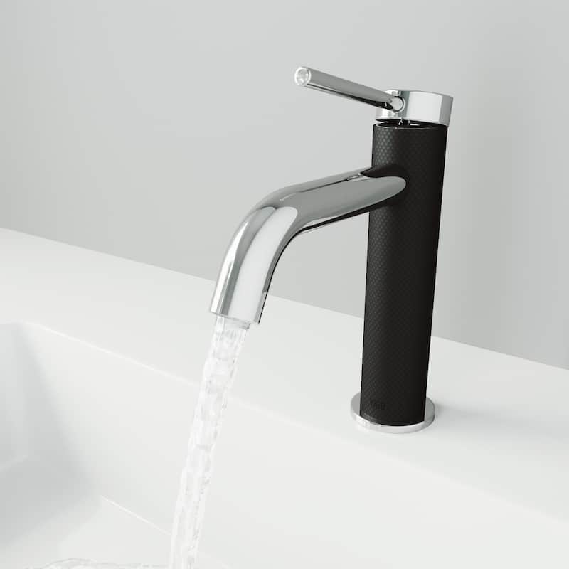 VIGO Madison 8" H Single Handle Single Hole Bathroom Faucet