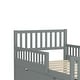 preview thumbnail 47 of 79, Wooden Platform Bed Underbed Storage Bed with Sides Guardrails Spindle Headboard and 2 Drawers 8.98 inch Storage Underneath