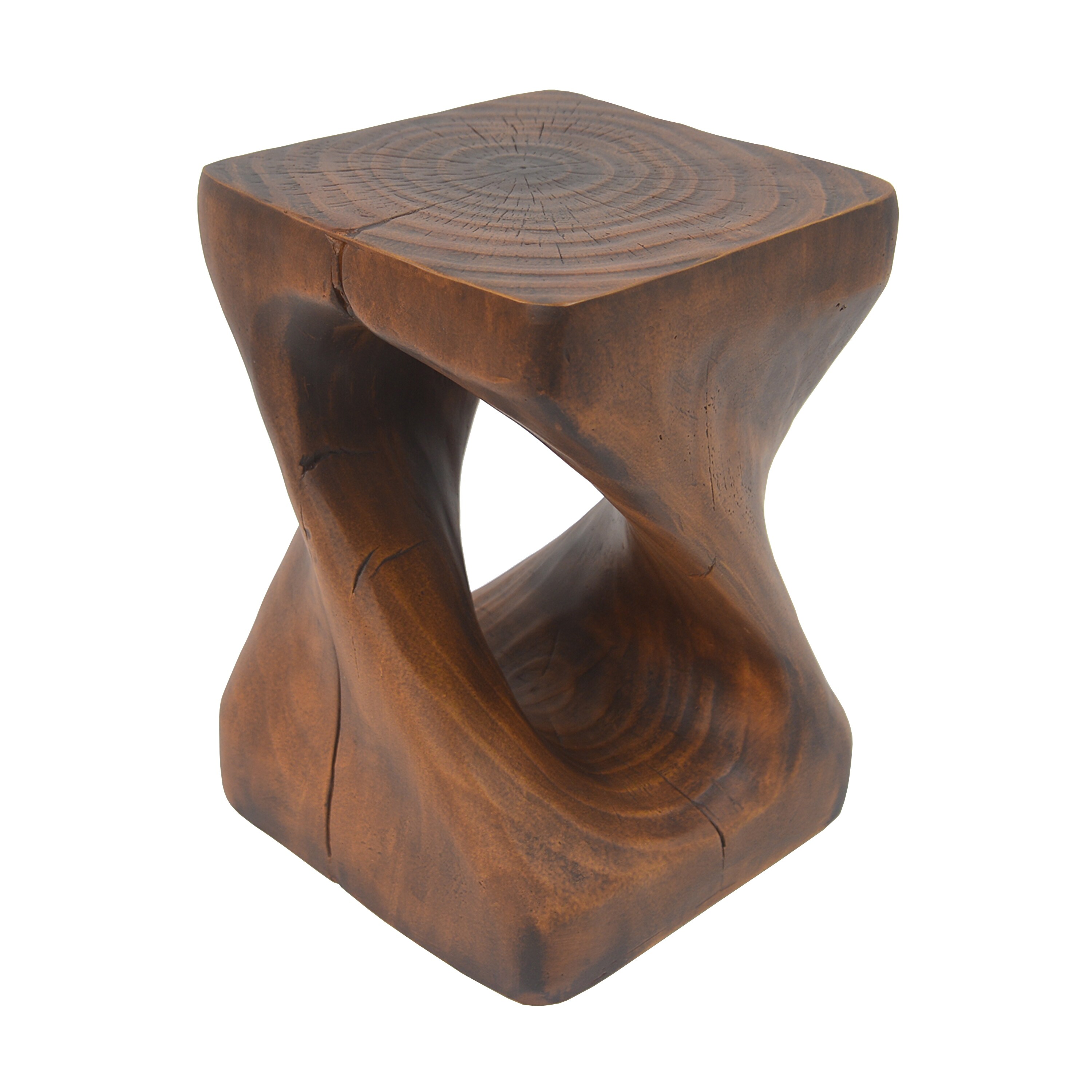Twist A Twisted Spiral With A Hollow Interior Shape Side Table