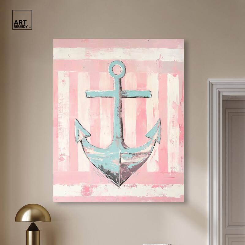 Sea Anchor Canvas by Art Remedy, Gallery Wrapped