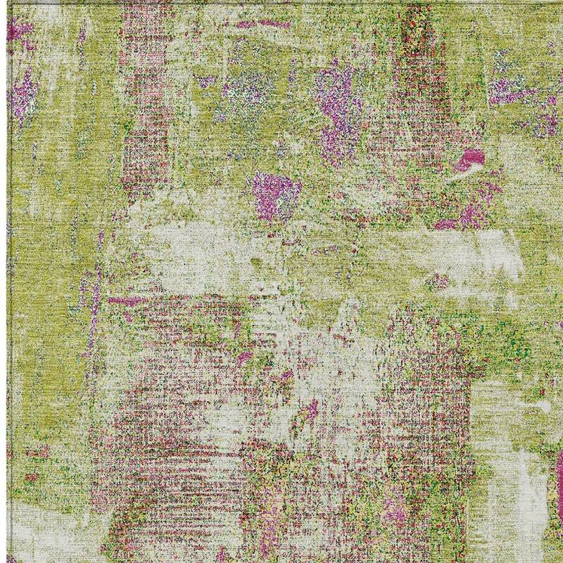 HomeRoots Abstract Transitional Rectangle Outdoor Rug
