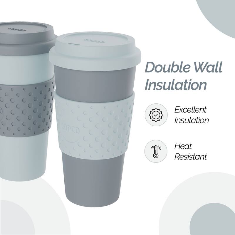 Copco Acadia To Go 16 oz Travel Mug Set of 2 - 16 oz