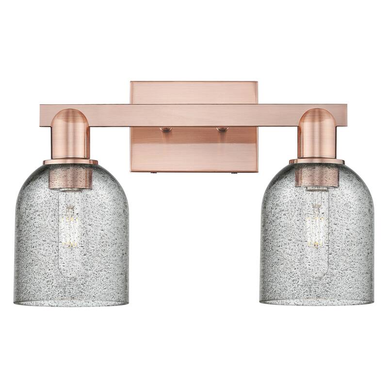 Innovations Lighting Endless Possibilities Arcadia - Caledonia - 2 Light 16" Bath Vanity Light - Charcoal/Antique Copper