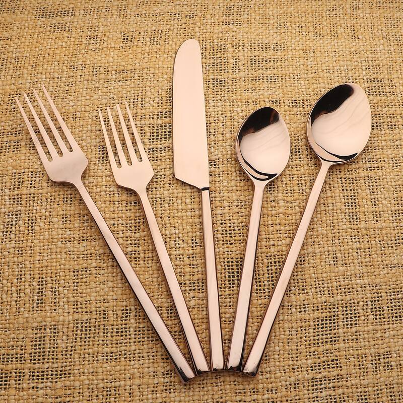 Jason Gold PVD 5 Pc. Flatware Set