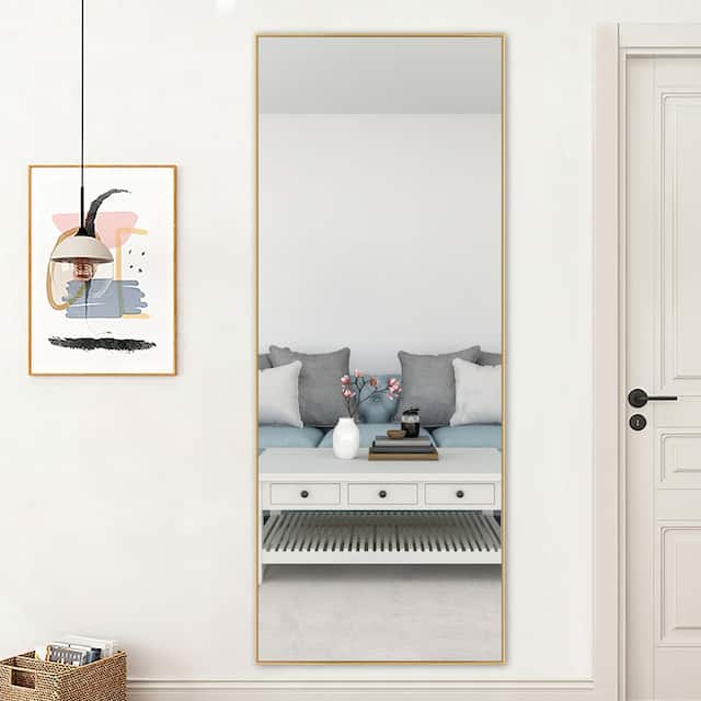 Carson Carrington Paaskynen Aluminum Alloy Full Length Floor Mirror