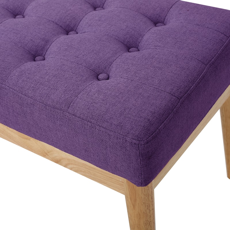 Ottoman Bench,Purple
