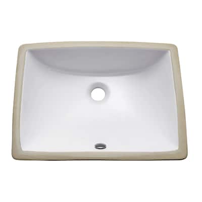 Avanity 20" Rectangular Vitreous China Undermount Sink