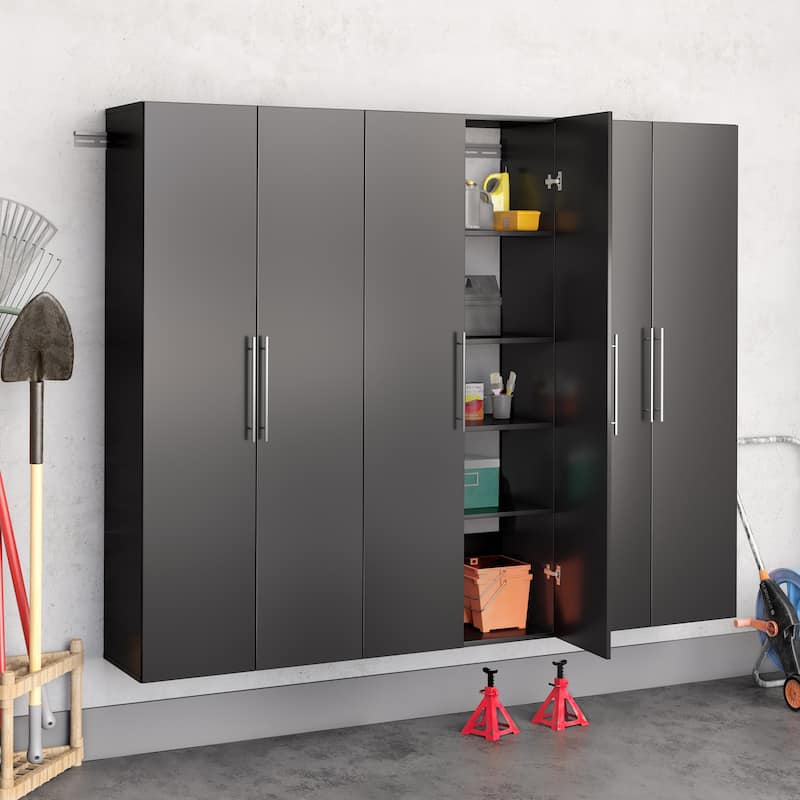 Prepac HangUps 90" Storage Cabinet Set D - 3pc - 90" W x 72" H x 16" D