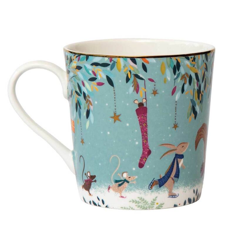 Portmeirion Sara Miller Woodland Tales Mug, Skaters