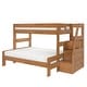 preview thumbnail 20 of 26, Max and Lily Modern Farmhouse Twin XL Over Queen Bunk Bed With Staircase