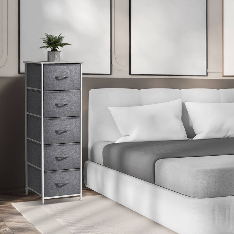 Sorbus 5 Drawer Tower Nightstand